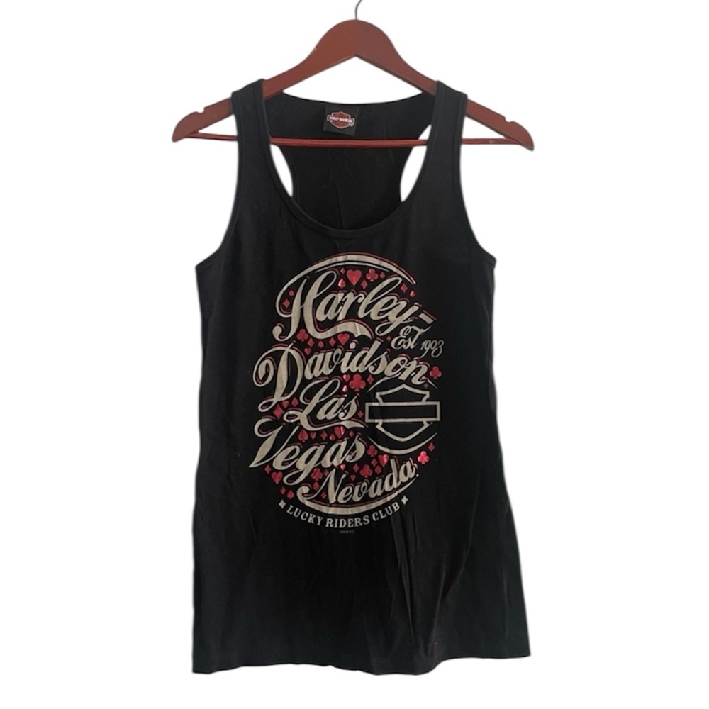 Harley-Davidson Las Vegas, Nevada  ♠️♥️♦️♣️ Tank Top Women’s L